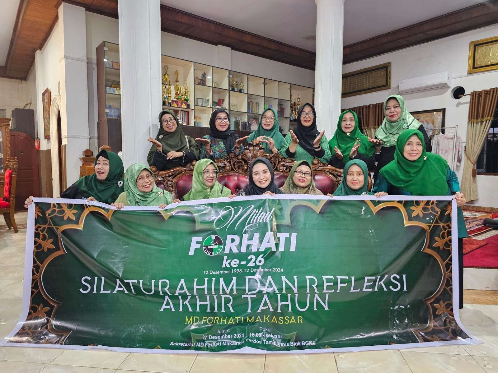 Gelar Silaturahmi dan Refleksi Akhir Tahun, Ini Rencana Forhati Makassar Tahun 2025